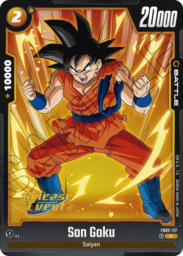 Son Goku (FB02-117) [Blazing Aura Pre-Release Cards] (ONLINE ORDER ONLY)