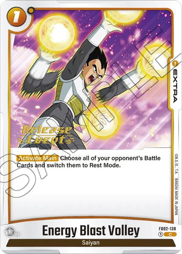 Energy Blast Volley [Blazing Aura Pre-Release Cards] (ONLINE ORDER ONLY)