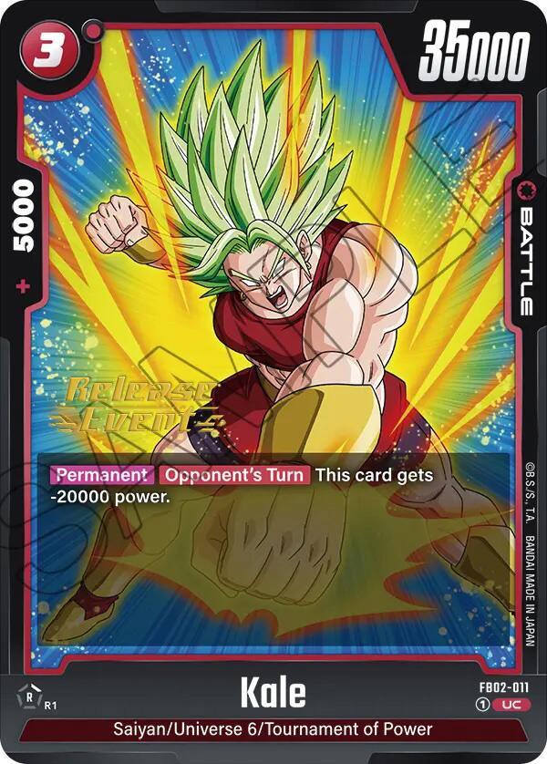 Kale [Blazing Aura Pre-Release Cards] (ONLINE ORDER ONLY)