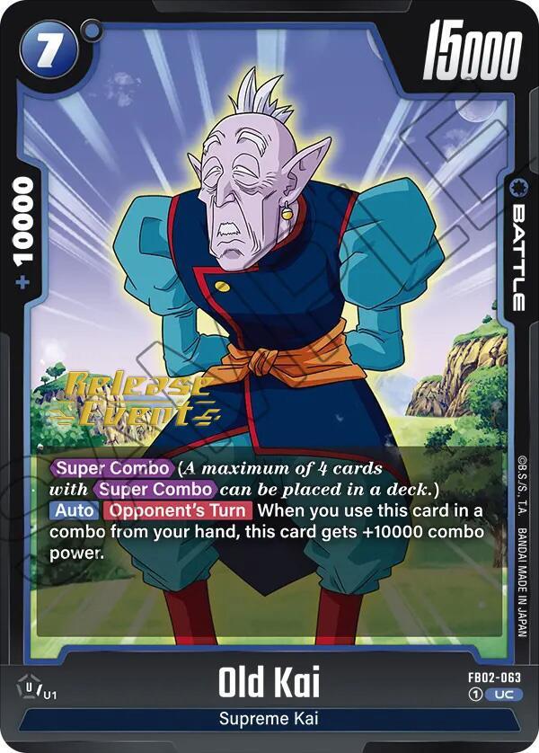 Old Kai [Blazing Aura Pre-Release Cards] (ONLINE ORDER ONLY)
