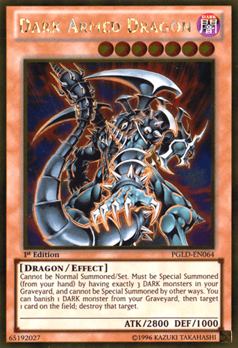 Dark Armed Dragon [PGLD-EN064] Gold Rare (ONLINE ORDER ONLY)