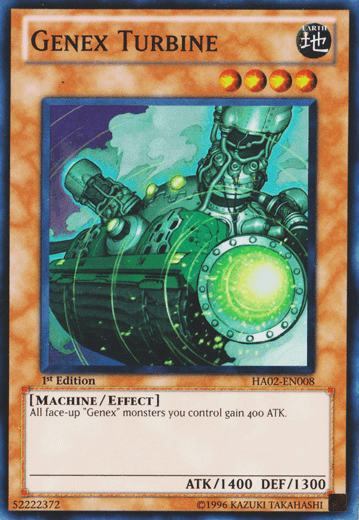 Genex Turbine [HA02-EN008] Super Rare (ONLINE ORDER ONLY)