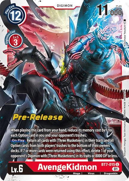 AvengeKidmon [BT7-015] [Next Adventure Pre-Release Cards] (ONLINE ORDER ONLY)
