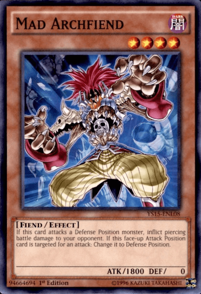Mad Archfiend [YS15-ENL08] Common (ONLINE ORDER ONLY)