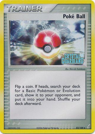 Poke Ball (82/100) (Stamped) [EX: Crystal Guardians] (Online Only)