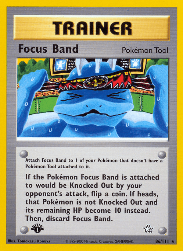 Focus Band (86/111) [Neo Genesis 1st Edition] (Online Only)