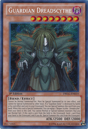 Guardian Dreadscythe [DRLG-EN010] Secret Rare (ONLINE ORDER ONLY)