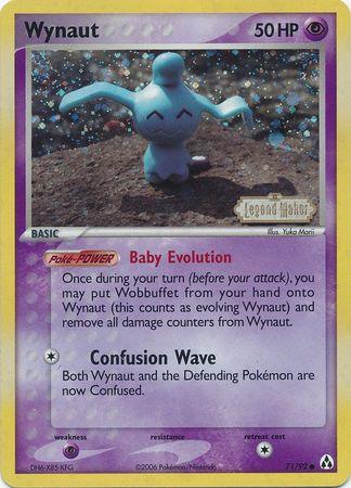 Wynaut (71/92) (Stamped) [EX: Legend Maker] (Online Only)
