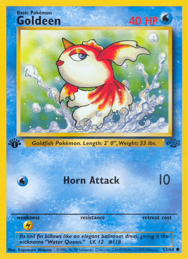 Goldeen (53/64) [Jungle 1st Edition] (Online Only)