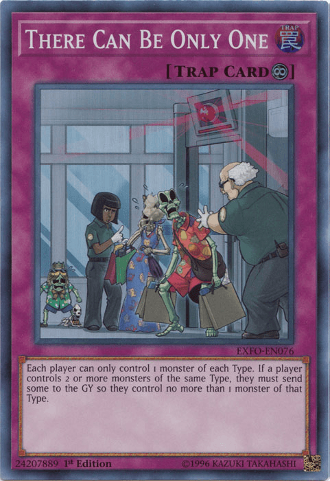 There Can Be Only One [EXFO-EN076] Super Rare (ONLINE ORDER ONLY)