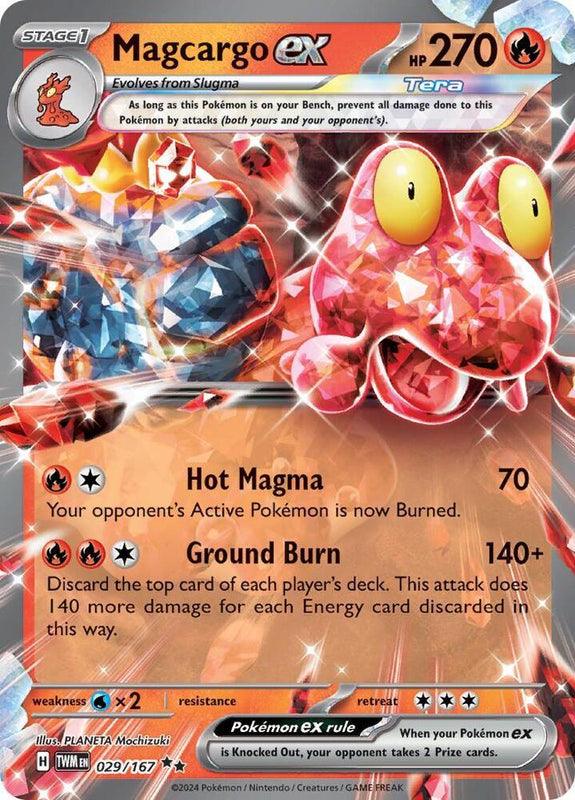 Magcargo ex (029/167) [Scarlet & Violet: Twilight Masquerade] (Online Only)
