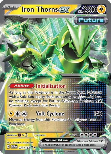 Iron Thorns ex (077/167) [Scarlet & Violet: Twilight Masquerade] (Online Only)