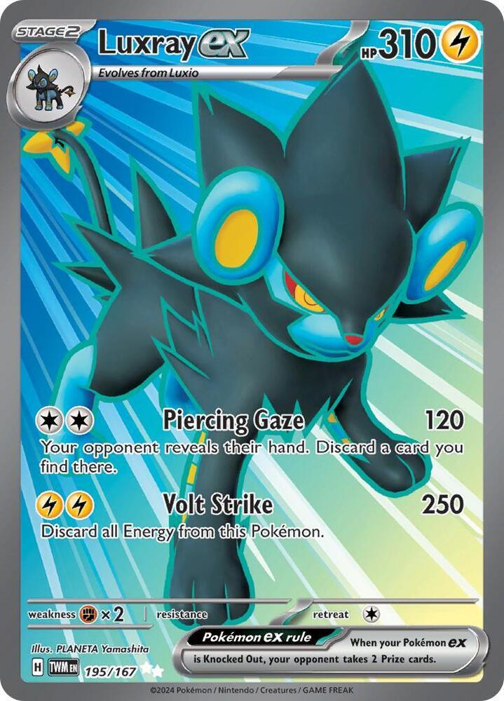 Luxray ex (195/167) [Scarlet & Violet: Twilight Masquerade] (Online Only)