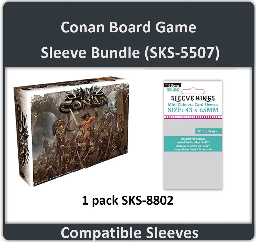 "Conan" Board Game Compatible Sleeve Bundle (8802 X 1) (ONLINE ORDER ONLY)