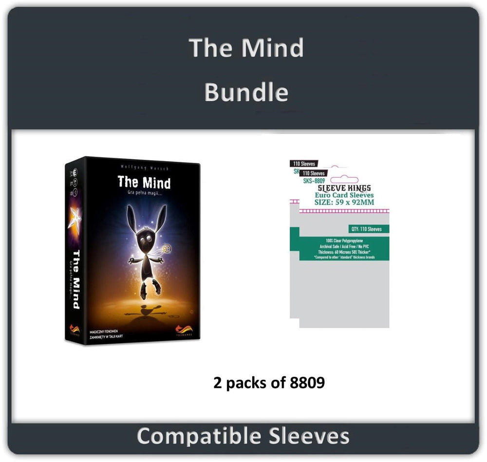 "The Mind" Card Game Compatible Sleeve Bundle (8809 X 2) (ONLINE ORDER ONLY)