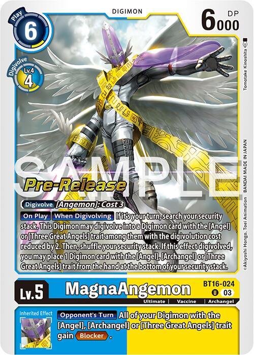 MagnaAngemon [BT16-024] [Beginning Observer Pre-Release Promos] (ONLINE ORDER ONLY)
