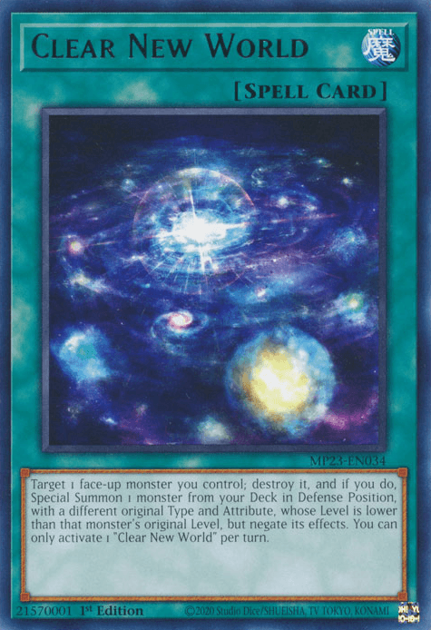 Clear New World [MP23-EN034] Rare (ONLINE ORDER ONLY)
