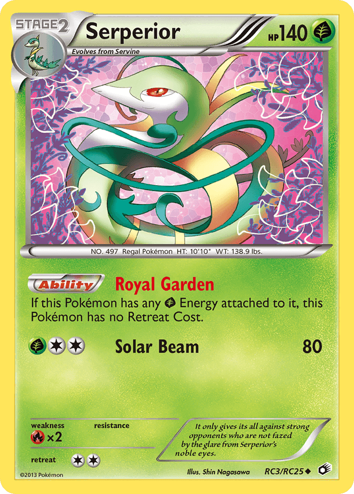 Serperior (RC3/RC25) [Black & White: Legendary Treasures] (Online Only)