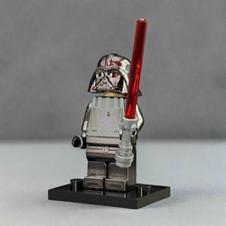 Electroplated Chrome Darth Vader – Custom Brick Compatible Minifigure (ONLINE ORDER ONLY)
