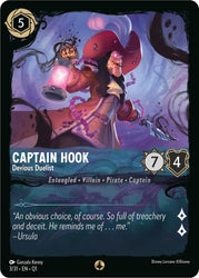 Captain Hook - Devious Duelist (3/31) [Illumineer's Quest: Deep Trouble] (ONLINE ORDER ONLY)