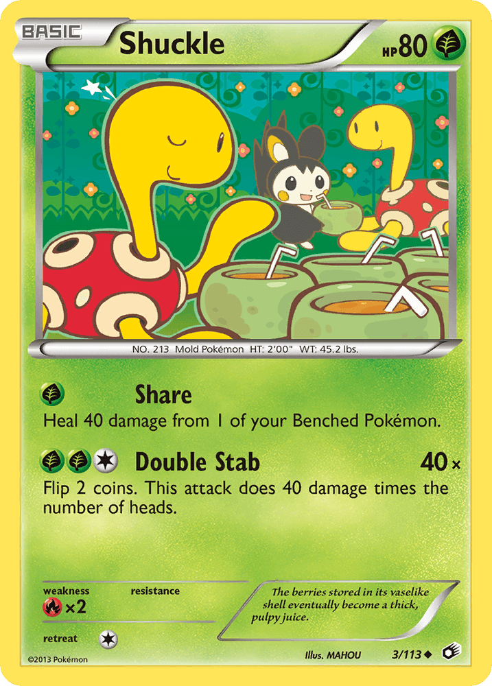 Shuckle (3/113) [Black & White: Legendary Treasures] (Online Only)