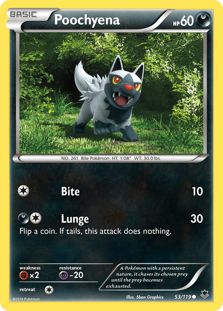 Poochyena (53/119) [XY: Phantom Forces] (Online Only)