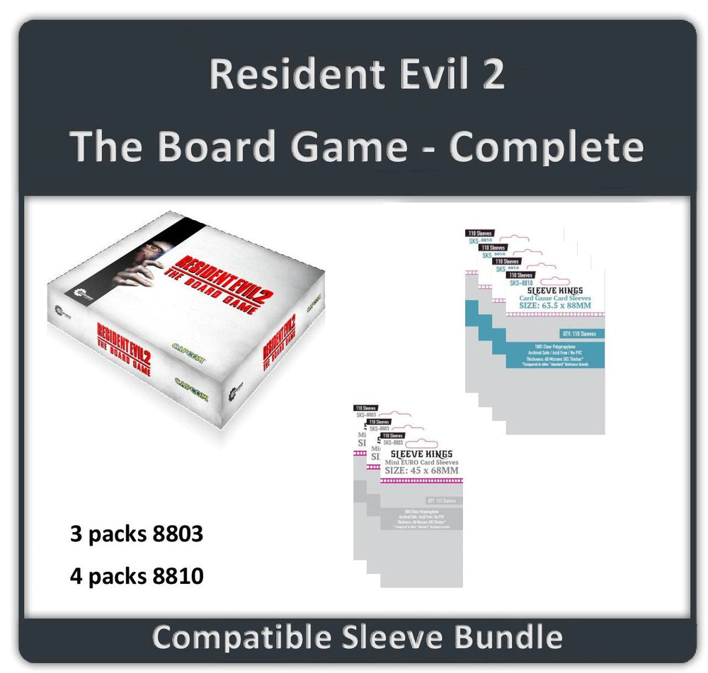 "Resident Evil 2" Compatible Sleeve Bundle (8803 X 3 + 8810 X 4) (ONLINE ORDER ONLY)
