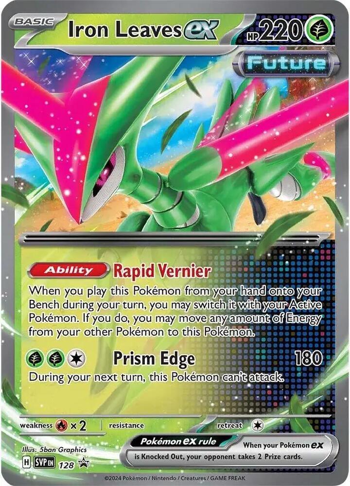 Iron Leaves ex (128) [Scarlet & Violet: Black Star Promos] (Online Only)