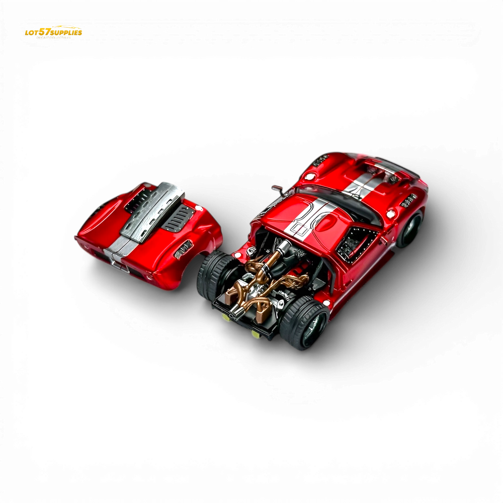 (Pre-Order) Rhino Model RM Ford GT40 - Transparent Red 1:64 (ONLINE ORDER ONLY)