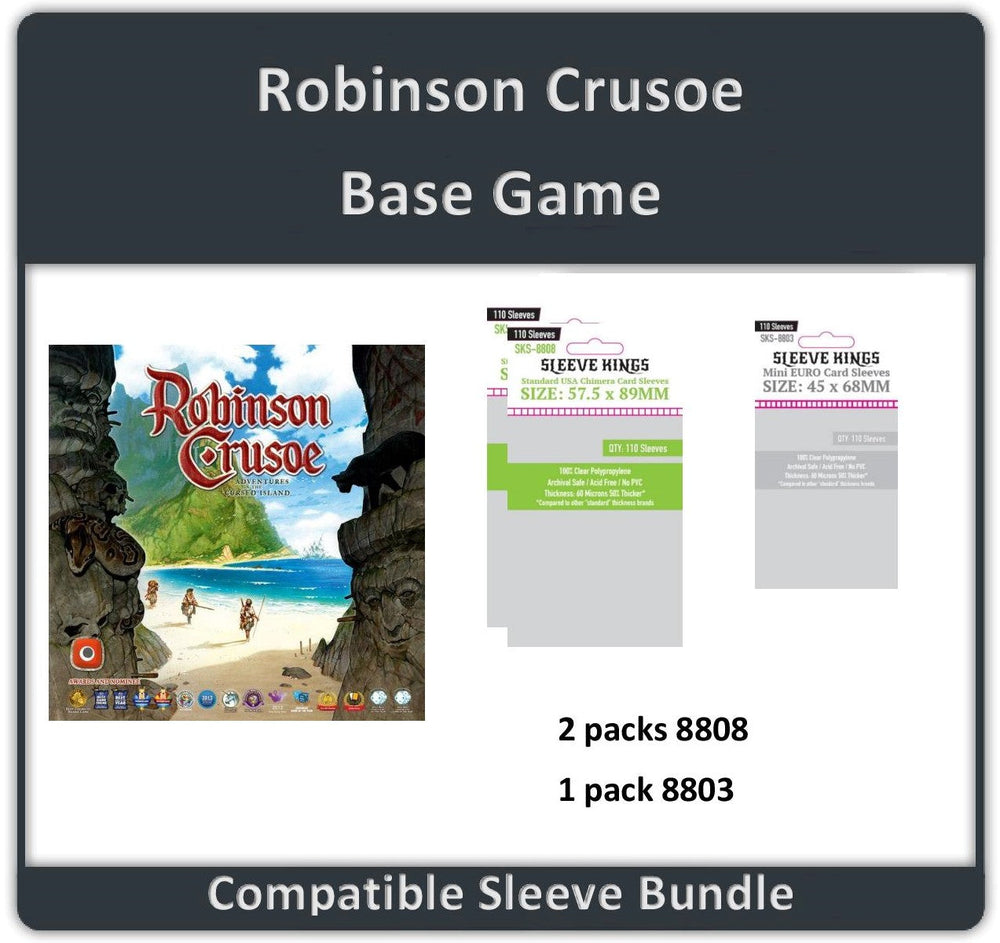 "Robinson Crusoe" Compatible Sleeve Bundle (8803 X 1 + 8808 X 2) (ONLINE ORDER ONLY)