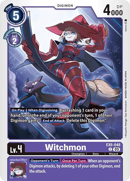 Witchmon [EX6-048] [Infernal Ascension] (ONLINE ORDER ONLY)