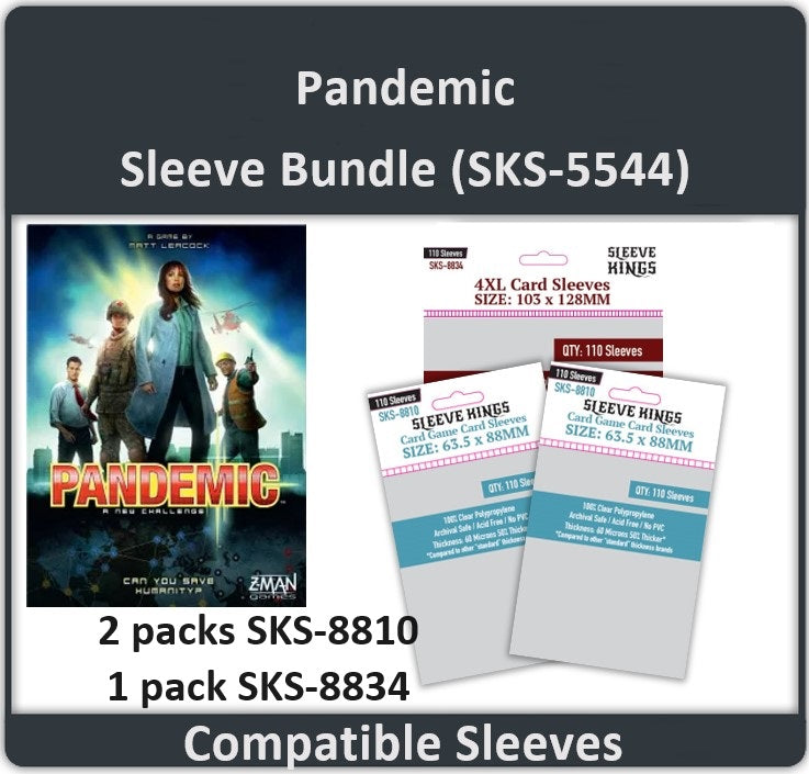 "Pandemic" Compatible Sleeve Bundle (8810 X 2, 8834 X 1) (ONLINE ORDER ONLY)