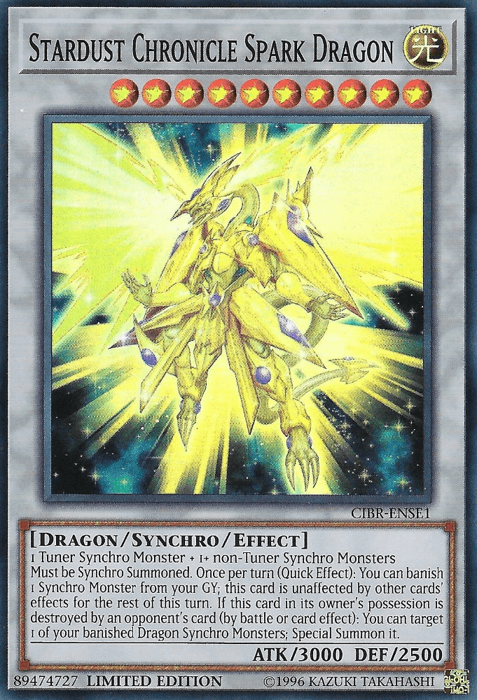 Stardust Chronicle Spark Dragon [CIBR-ENSE1] Super Rare (ONLINE ORDER ONLY)