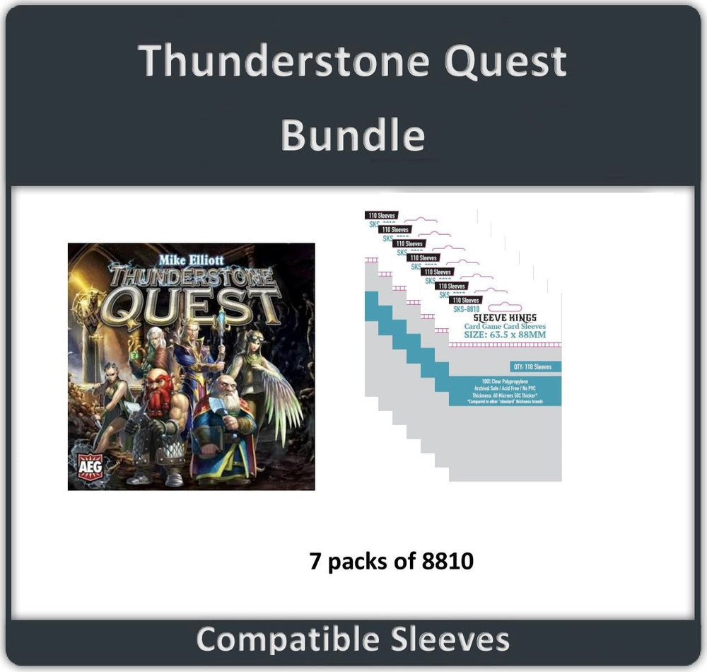 "Thunderstone Quest" Compatible Sleeve Bundle (8810 X 7) (ONLINE ORDER ONLY)