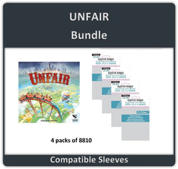 "Unfair" Board Game Compatible Sleeve Bundle (8810 X 4) (ONLINE ORDER ONLY)