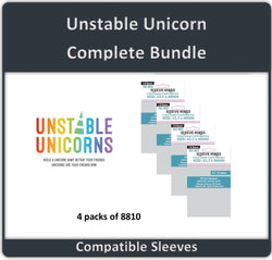 "Unstable Unicorns" Complete Compatible Sleeve Bundle (8810 X 4) (ONLINE ORDER ONLY)