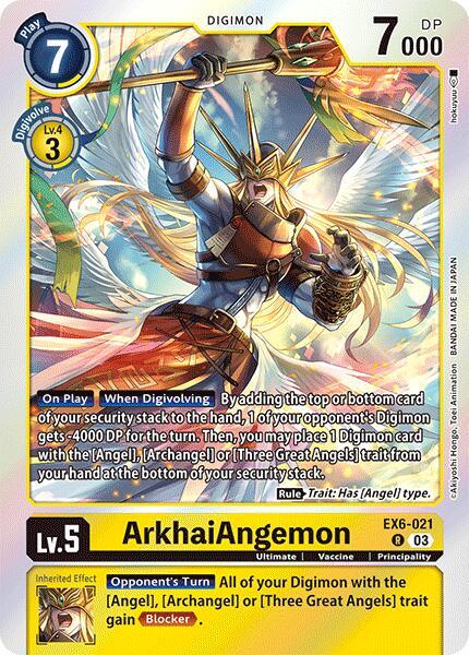 ArkhaiAngemon [EX6-021] [Infernal Ascension] (ONLINE ORDER ONLY)