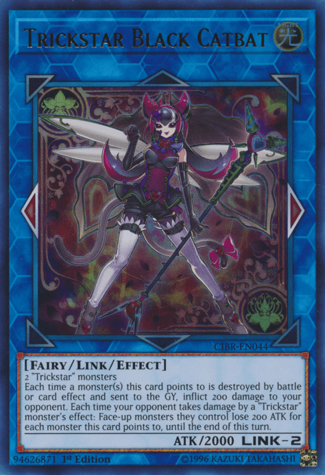 Trickstar Black Catbat [CIBR-EN044] Ultra Rare (ONLINE ORDER ONLY)