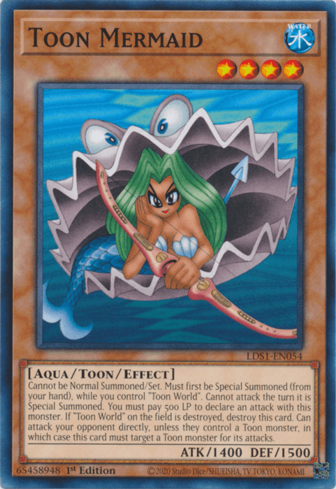 Toon Mermaid [LDS1-EN054] Common (ONLINE ORDER ONLY)