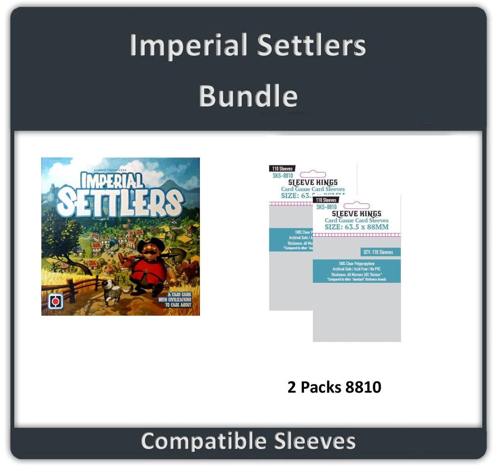 "Imperial Settlers" Compatible Sleeve Bundle (8810 X 2) (ONLINE ORDER ONLY)