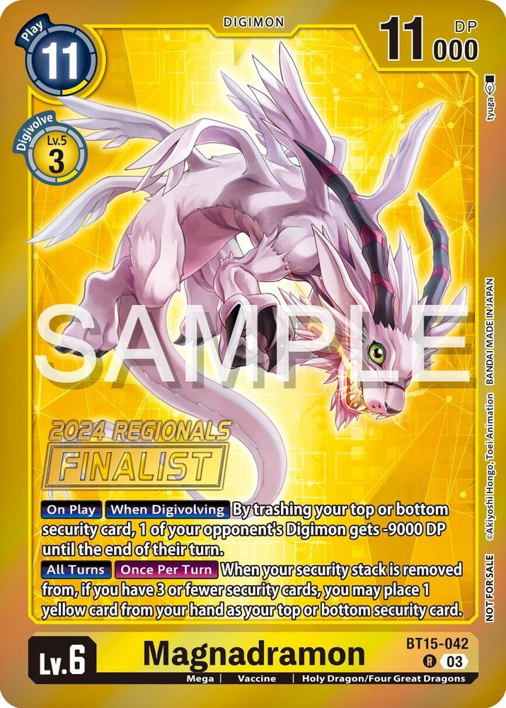 Magnadramon [BT15-042] (2024 Regionals Finalist) [Exceed Apocalypse] (ONLINE ORDER ONLY)