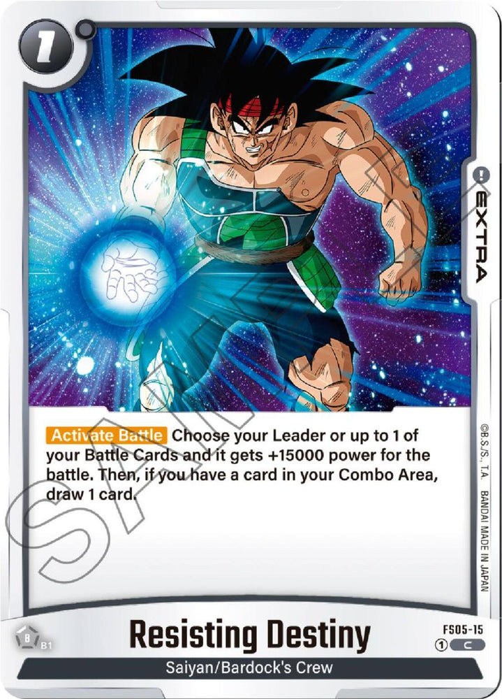 Resisting Destiny [Starter Deck 5: Bardock] (ONLINE ORDER ONLY)