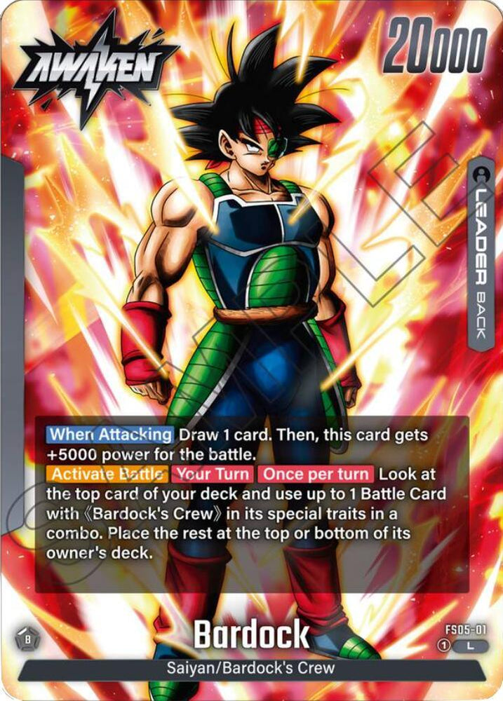 Bardock (FS05-01) [Starter Deck: Bardock] (ONLINE ORDER ONLY)