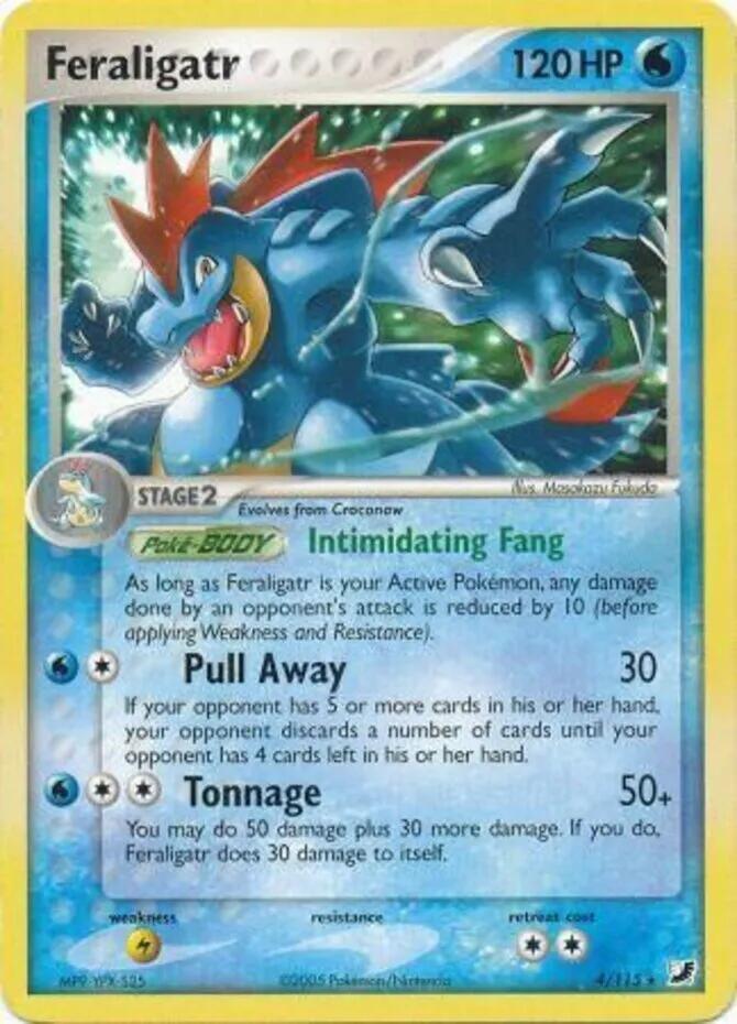 Feraligatr (4/115) (Theme Deck Exclusives) [EX: Unseen Forces] (Online Only)