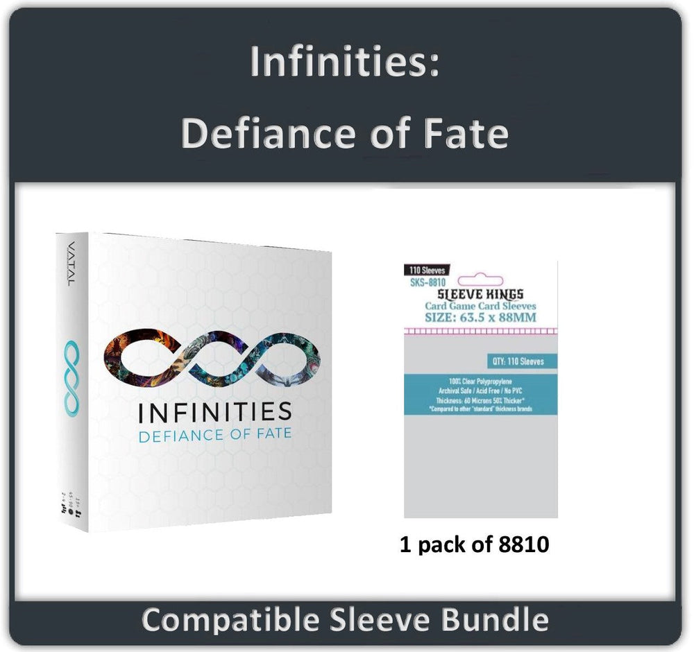"Infinities: Defiance of Fate" Compatible Sleeve Bundle (8810 X 1)  (ONLINE ORDER ONLY)