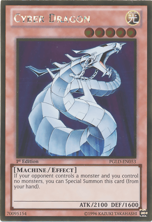 Cyber Dragon [PGLD-EN053] Gold Rare (ONLINE ORDER ONLY)