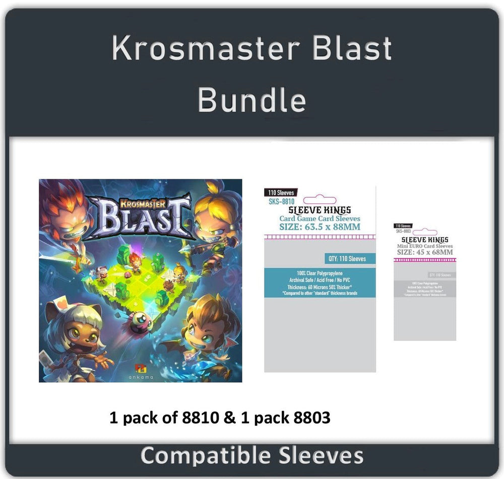 "Krosmaster Blast" Compatible Sleeve Bundle (8803 X 1 + 8810 X 1)  (ONLINE ORDER ONLY)