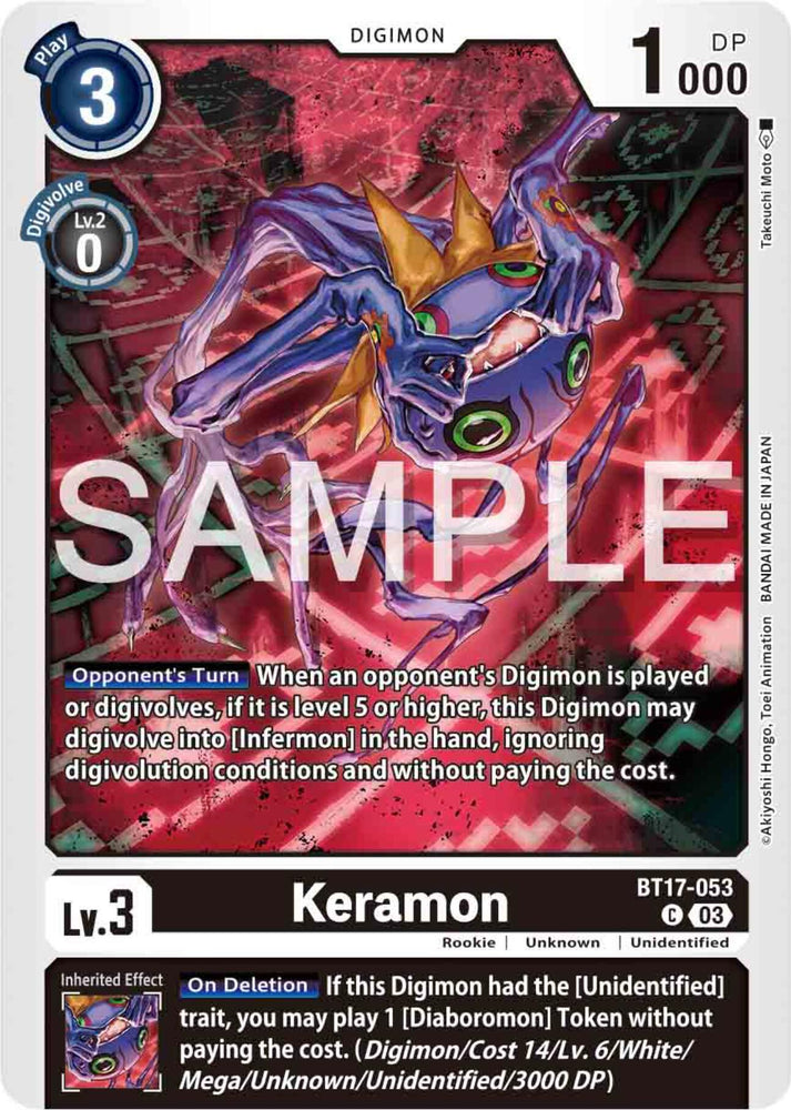 Keramon [BT17-053] [Secret Crisis] (ONLINE ORDER ONLY)