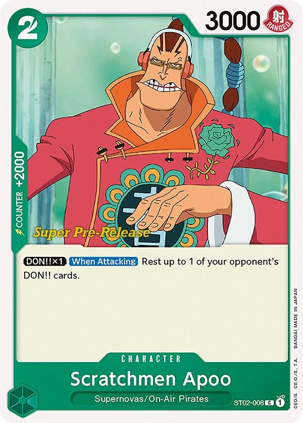 Scratchmen Apoo [Super Pre-Release Starter Deck: Worst Generation] (ONLINE ORDER ONLY)