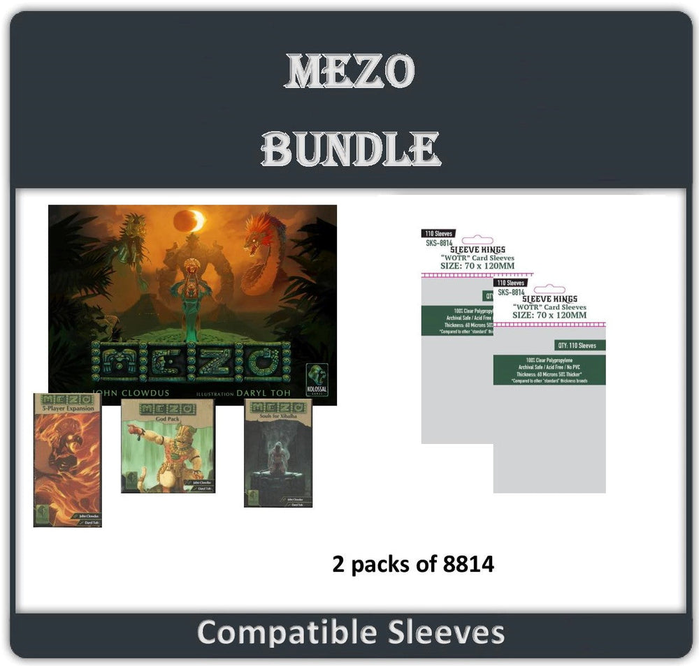 "MEZO" + Expansions Compatible Sleeve Bundle (8814 X 2)  (ONLINE ORDER ONLY)